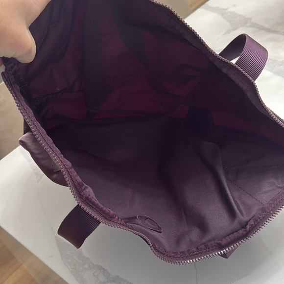 ***SOLD ON MERCARI***Lululemon purple zipper tote bag - Picture 5 of 10
